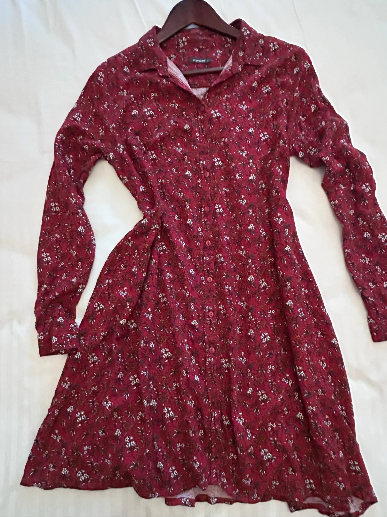 Vestido vintage midi abotonado de In extenso talla M